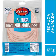 SOPRAVAL - Pechuga de Pavo Ahumada 125 g