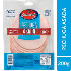 SOPRAVAL - Pechuga de Pavo Asada 200 g