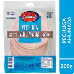 SOPRAVAL - Pechuga de Pavo Ahumada 200 g