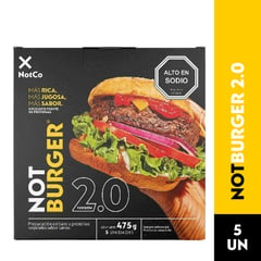 NOT BURGER - Pack Hamburguesa Vegetal 5 x 95 g