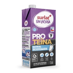 SURLAT - Leche Descremada Sin Lactosa Protein 1 L