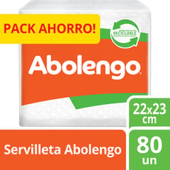 ABOLENGO - Servilletas Una Hoja de Cóctel