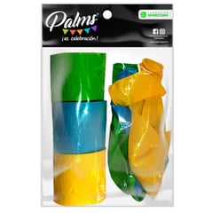 PALMS - PACK 3 FESTONES 6 GLOBOS NINO