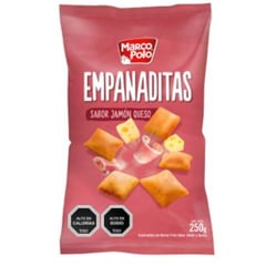 MARCO POLO - Snacks Empanaditas Sabor Jamón Queso 250 g