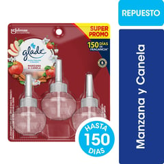 GLADE - Pack Ambientador Aceites Naturales Manzana y Canela