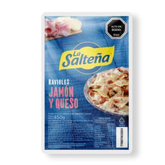 LA SALTEÑA - Pasta Ravioles Jamón y Queso 450 g