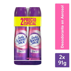 LADY SPEED STICK - Desodorante Lady Speed Powder Fresh para Mujer en Aerosol 2 Un