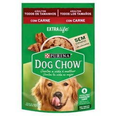 DOG CHOW - Pouck Carne Cach 100 g