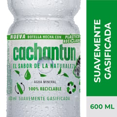 CACHANTUN - Agua Mineral Light Gas 600 ml