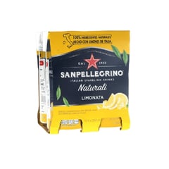 SAN PELLEGRINO - Pack Agua Saborizada Limonata 4 x 330 ml