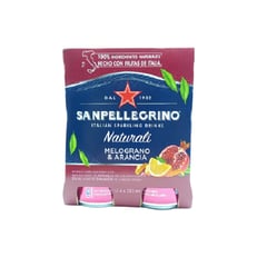 SAN PELLEGRINO - Pack Agua Saborizada Melograno e Arancia 4 x 330 ml