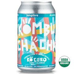 KOMBUCHACHA - Bebida Kombucha Jengibre Cero 355 cc