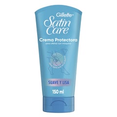 GILLETTE - Crema para Afeitar Satin Care 150 ml