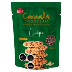 CARAVELLA - Cobertura Chocolate Chips 300 g