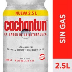 CACHANTUN - Agua Mineral sin Gas 2.5 L