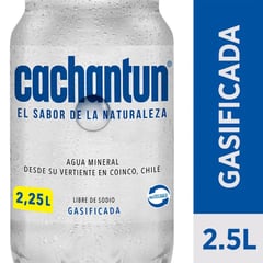 CACHANTUN - Agua Mineral con Gas 2.5 L