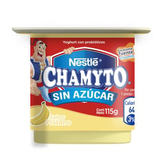 CHAMYTO - Yoghurt con Probióticos Sabor Plátano