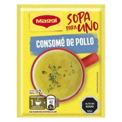 MAGGI - Consomé de Pollo Sopa para Uno 12 g