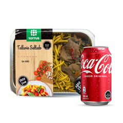 TOTTUS - Combo Tallarín Salteado + Coca Cola Normal Lata 350 ml