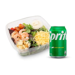 TOTTUS - Combo Ensalada Camarón Queso + Sprite Normal Lata 350 ml