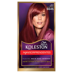 KOLESTON - Tintura para el Cabello Rojo Cereza 6646