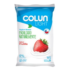 COLUN - Yoghurt Light Sabor Frutilla 900 g