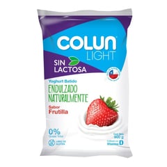 COLUN - Yoghurt Light Sin Lactosa Sabor Frutilla 900 g