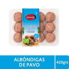 SOPRAVAL - Albóndigas Fresca de Pavo 420 g