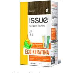 ISSUE - Coloración Tinte Kit Eco Keratina Rubio Claro N° 8 1 Un