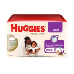 HUGGIES - Pañales Desechables Natural Care XG