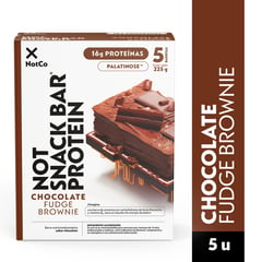 NOTSNACK BAR - Barra de Proteína Choco Fudge Brownie 5 x 45g