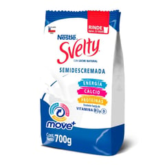 SVELTY - Leche en Polvo Semi Descremada Svely Bolsa 700 g