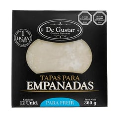 DEGUSTAR - Masa de Empanadas para Freir 12 Un