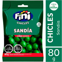 FINI - Chicles sin Gluten Sabor Sandía 1 Un