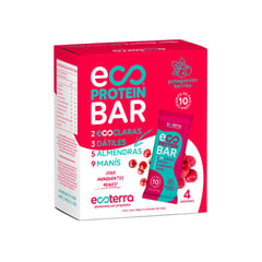 ECOTERRA - Pack Barras de Proteína Sabor Berries 4 x 42 g