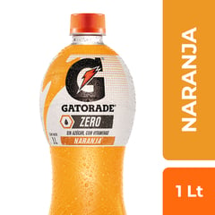 GATORADE - Bebida Isotónica sin Azúcar Sabor Naranja 1 L