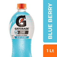 GATORADE - Bebida Isotónica sin Azúcar Sabor Blue Berry 1 L