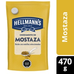 HELLMANN'S - Mostaza Hellmanns Doypack 470 g