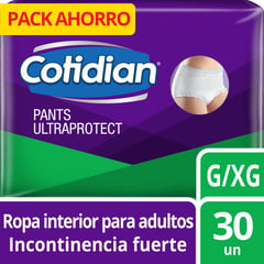 COTIDIAN - Pañal Ultraprotect Talla G/XG 30 Un