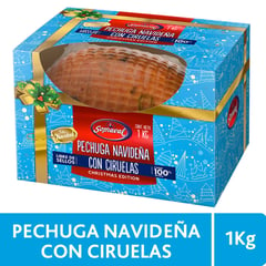 SOPRAVAL - PECHUGA NAVIDAD CIRUELA 1 UND