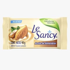 LE SANCY - Jabón en Barra Aceite de Almendras 90 g