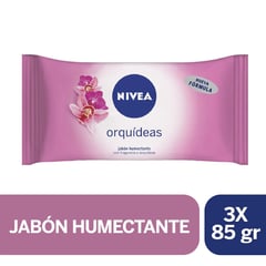 NIVEA - Jabón en Barra Orquídeas 3 Un