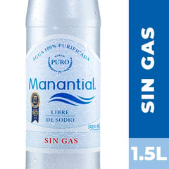 MANANTIAL - Agua sin Gas 1.5 L