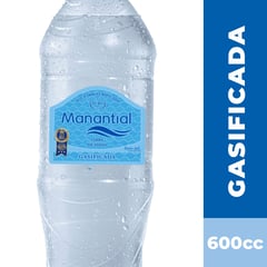 MANANTIAL - Agua con Gas 600 ml