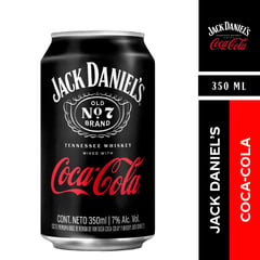 JACK DANIEL'S - Coctel Whisky Jack & Coke 7° 350 cc