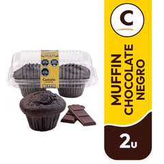 CASTAÑO - Muffins de Chocolate Negro 210 g