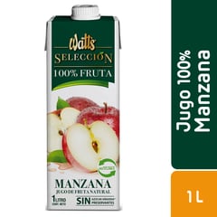 WATTS - Jugo Selección 100% Manzana 1 Lt