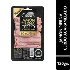 LA CRIANZA - Jamón de Pierna Cerdo Acaramelado Corte Pluma 120 g