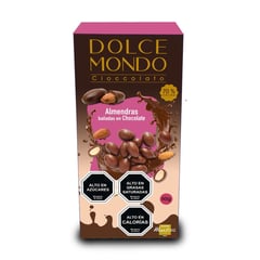 DOLCE MONDO - Almendras Bañadas en Chocolate 70% Cacao 60 g