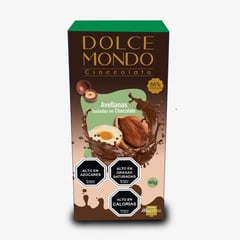 DOLCE MONDO - Avellanas Bañadas en Chocolate 55% Cacao 60 g